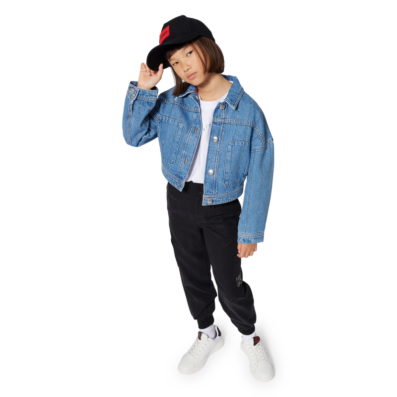 Striped denim jacket HUGO 
                        GIRL