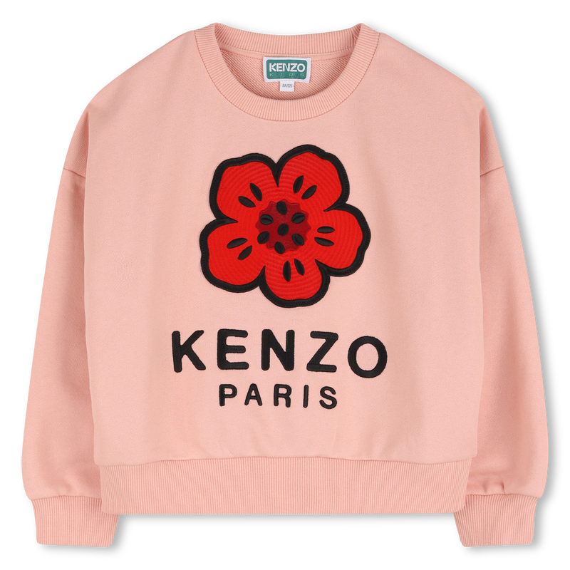Unbrushed fleece sweatshirt KENZO KIDS 
                    GIRL