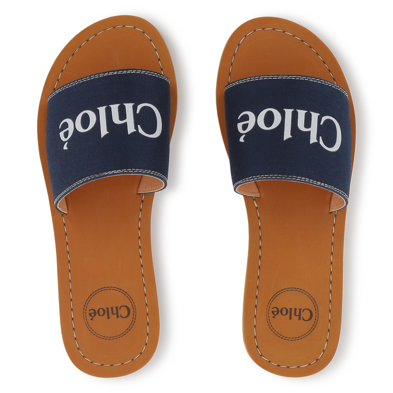 Fabric logo slides CHLOE 
                    GIRL