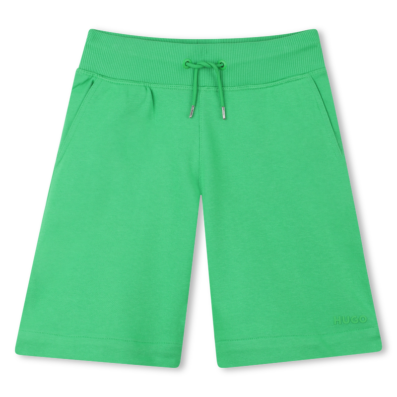 Fleece Bermuda running shorts HUGO 
                    BOY
