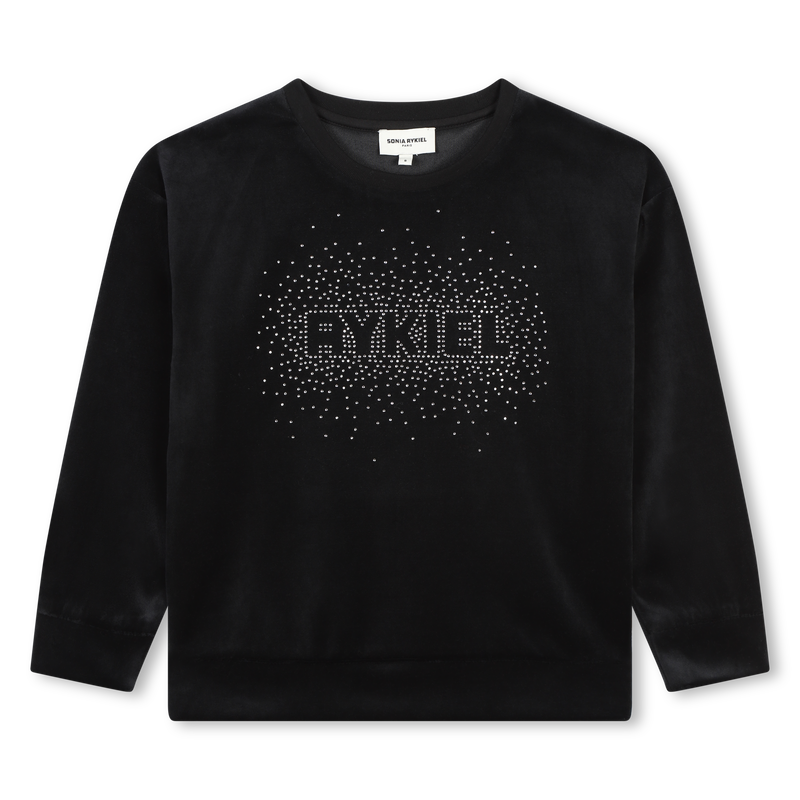 Velvet Sweatshirt SONIA RYKIEL 
                    GIRL