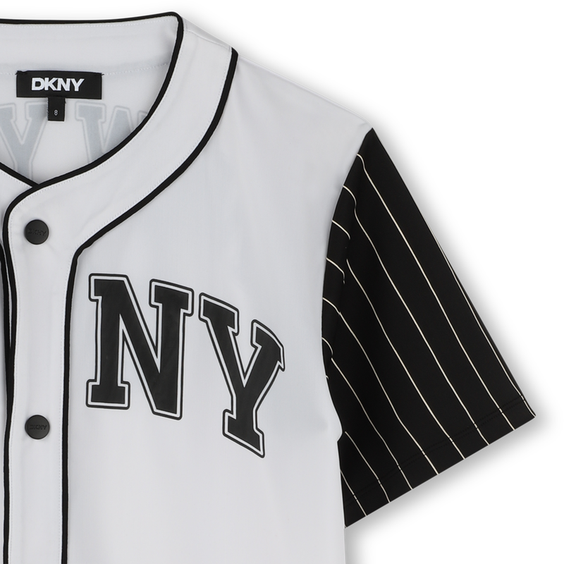 Loose-fit press-stud shirt DKNY 
                    UNISEX