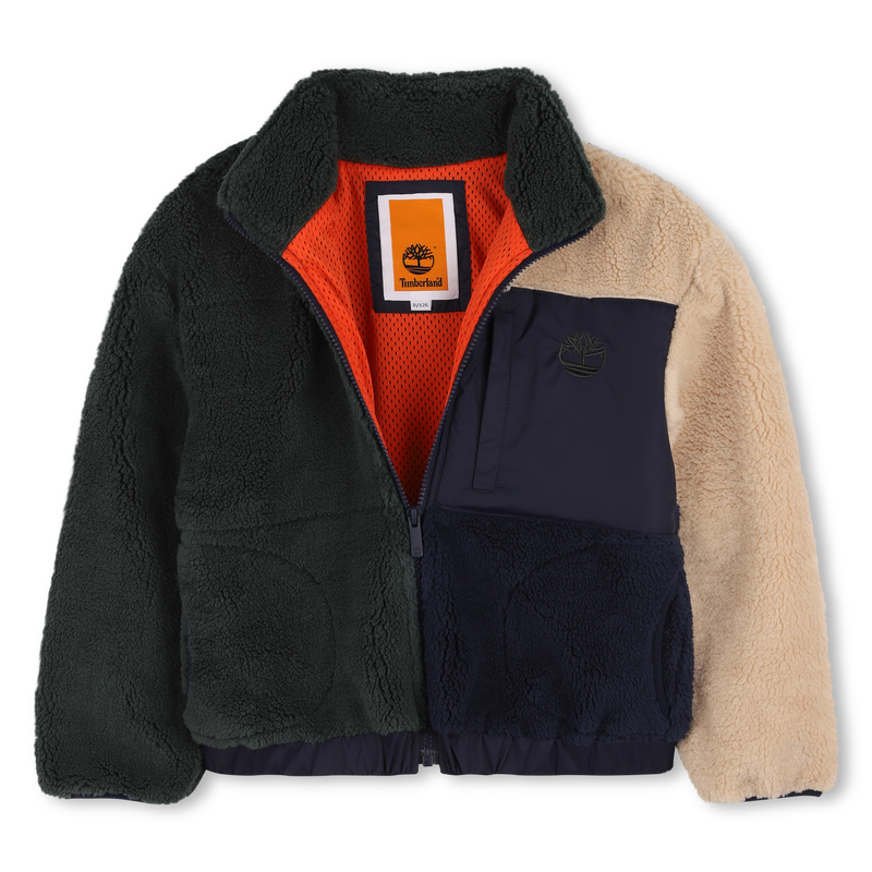 Fluffy fleece cardigan TIMBERLAND 
                    BOY