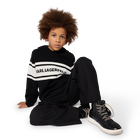 Hooded sweatshirt KARL LAGERFELD KIDS 
                    BOY
