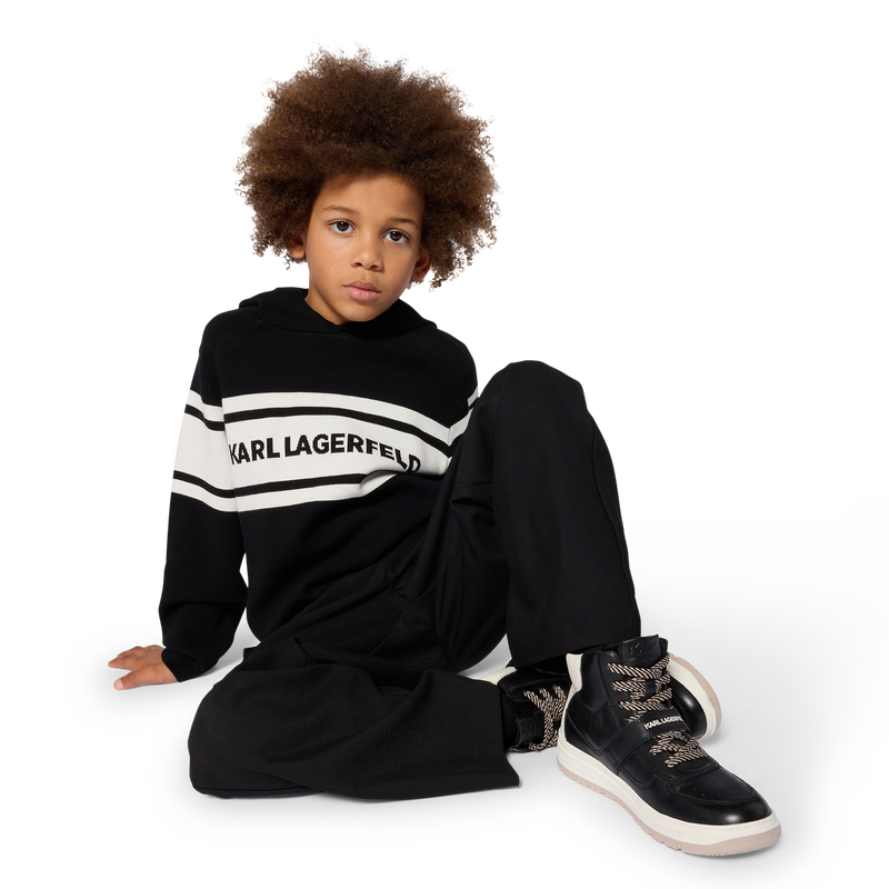 Hooded sweatshirt KARL LAGERFELD KIDS 
                        BOY