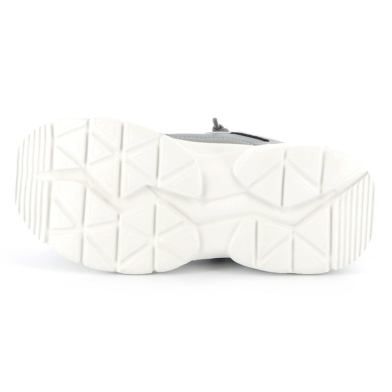 Bi-material lace-up sneakers HUGO 
                        GIRL