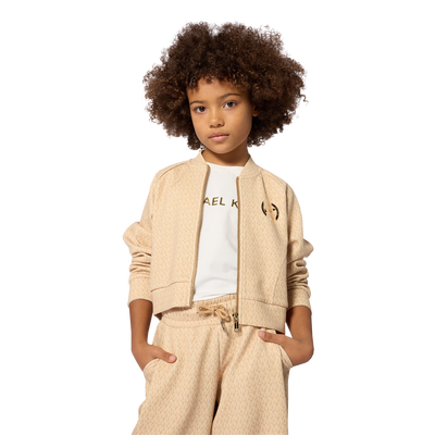 Double jersey cardigan MICHAEL KORS GIRL