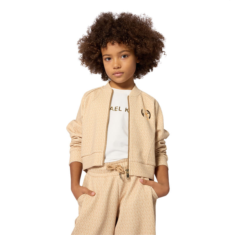 Double jersey cardigan MICHAEL KORS 
                        GIRL