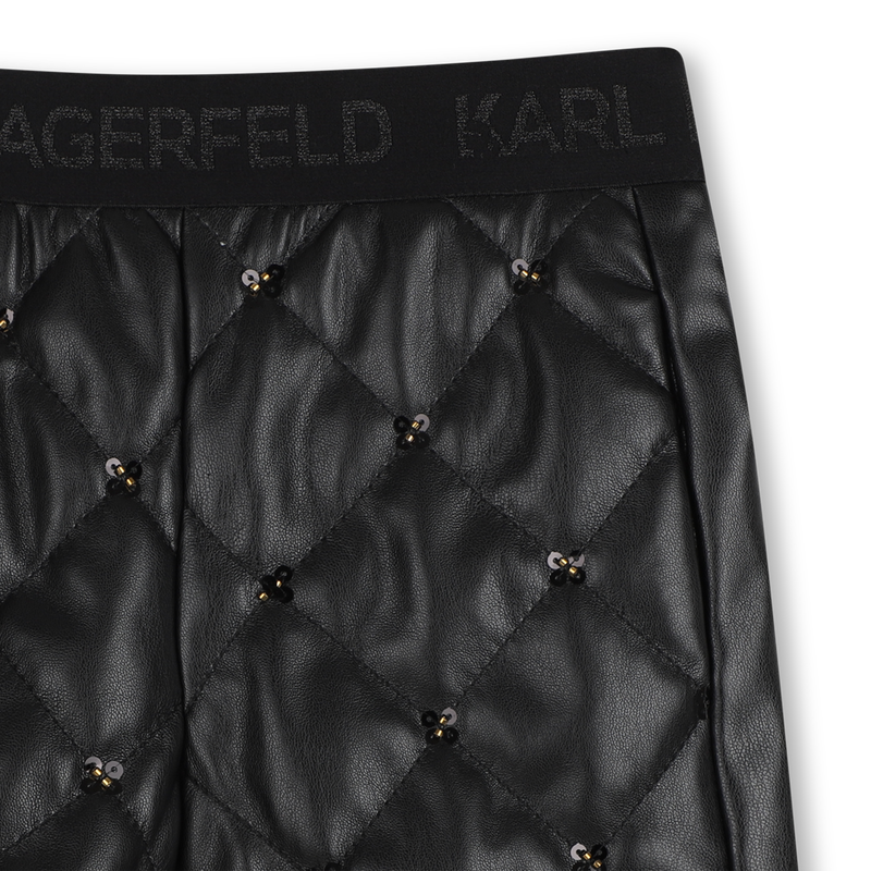 Bermuda with rhinestones KARL LAGERFELD KIDS 
                        GIRL