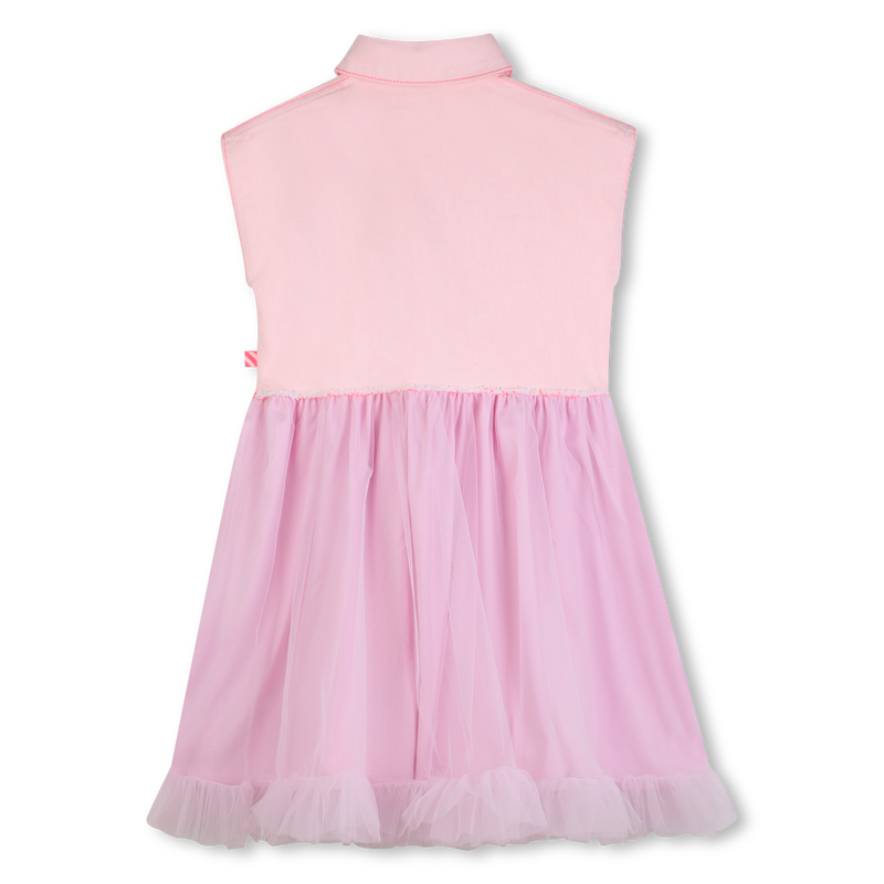 Bi-Material Dress BILLIEBLUSH 
                        GIRL