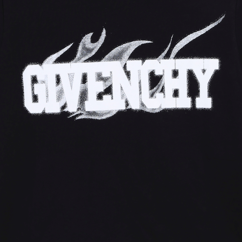 Flame Logo T-Shirt GIVENCHY 
                    BOY