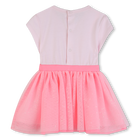 Bi-Material Dress BILLIEBLUSH 
                    GIRL