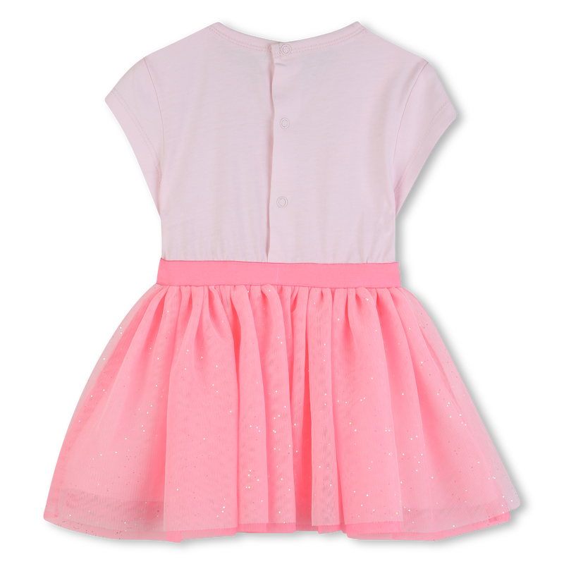 Bi-Material Dress BILLIEBLUSH 
                        GIRL