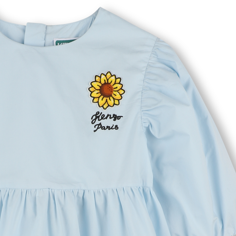 Two-color flared dress KENZO KIDS 
                        GIRL