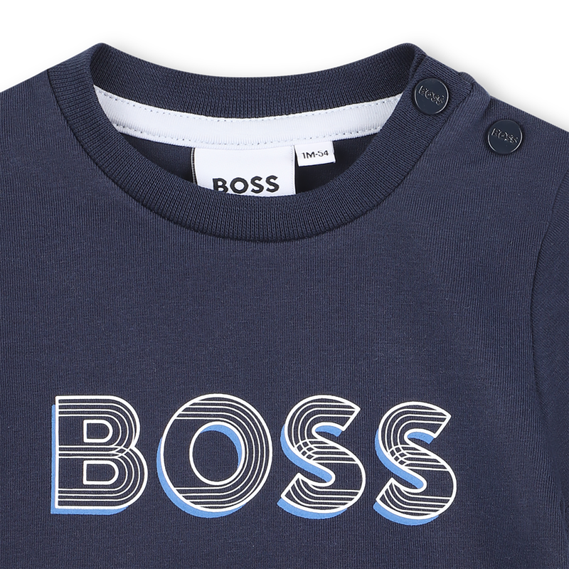 Logo Print T-Shirt BOSS 
                        BOY