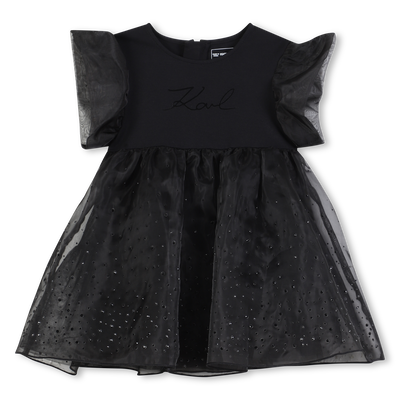 Short Sleeve Dress KARL LAGERFELD KIDS GIRL