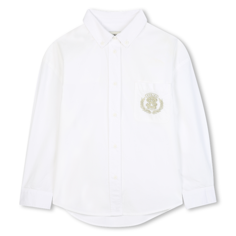 Cotton poplin shirt SONIA RYKIEL 
                        GIRL