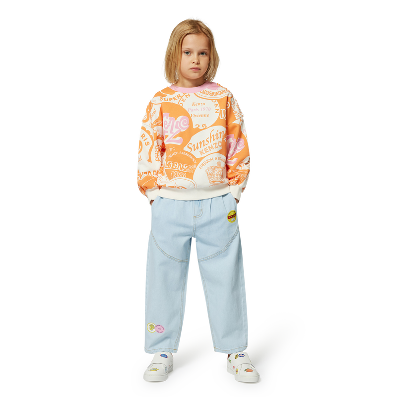 Fleece sweatshirt KENZO KIDS 
                        GIRL