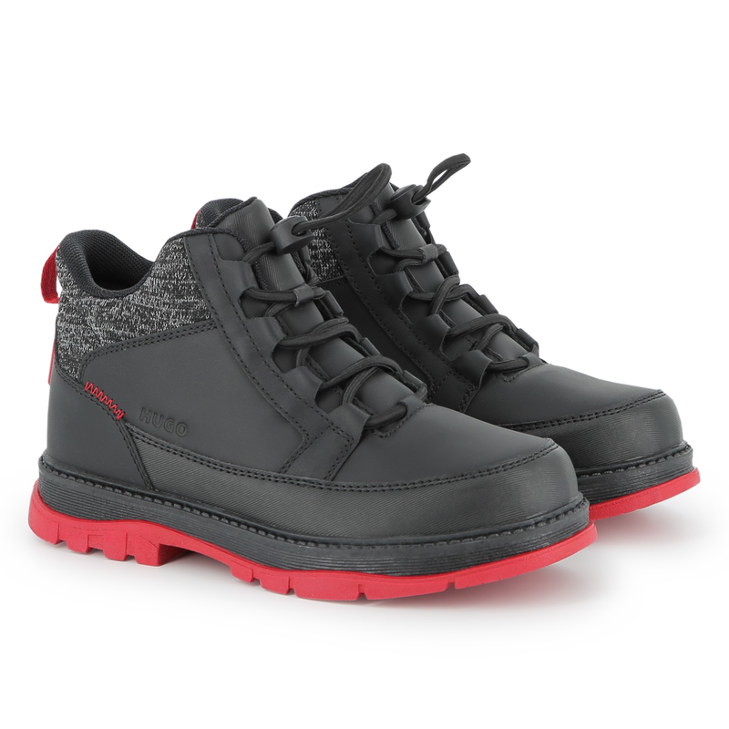 Ankle boots with laces HUGO 
                    BOY