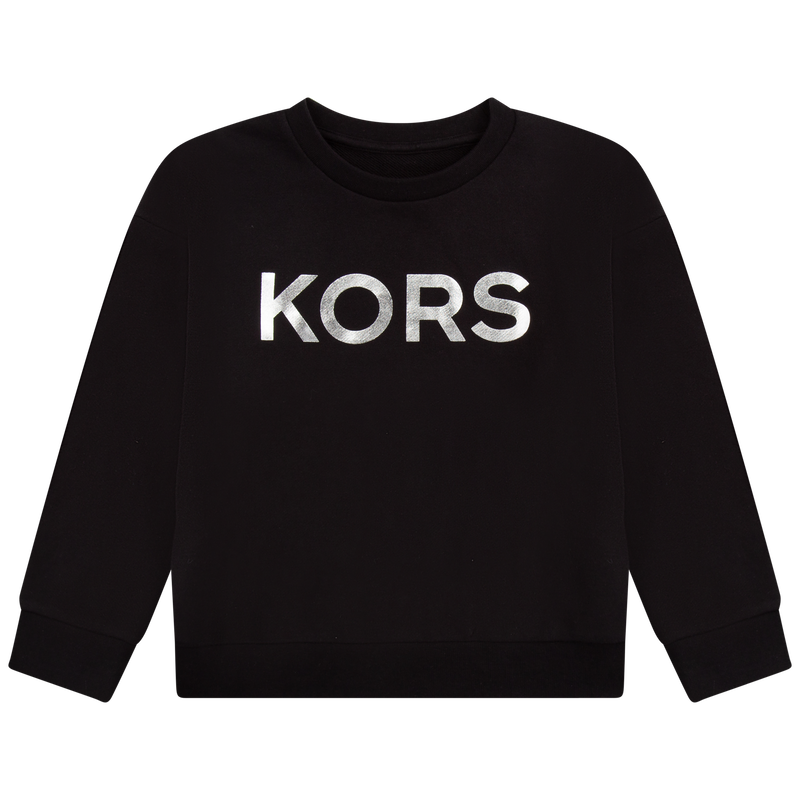 Hooded cotton sweatshirt MICHAEL KORS 
                    GIRL