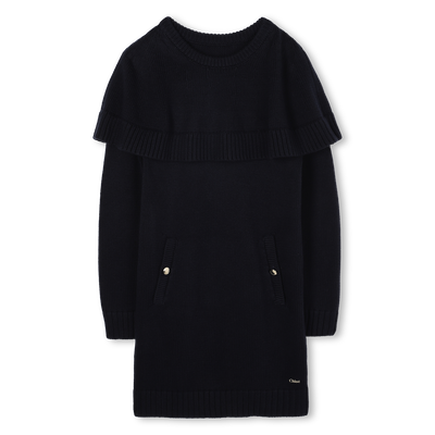 Knit cape dress CHLOE GIRL