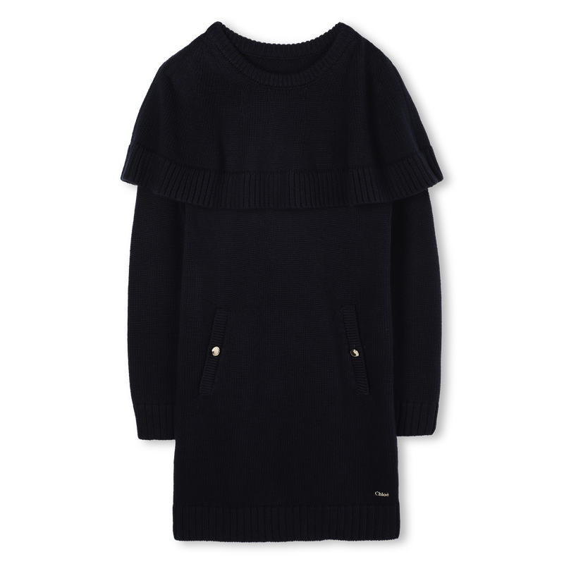Knit cape dress CHLOE 
                        GIRL