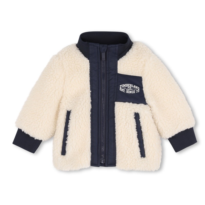 Fuzzy fleece cardigan TIMBERLAND 
                        BOY