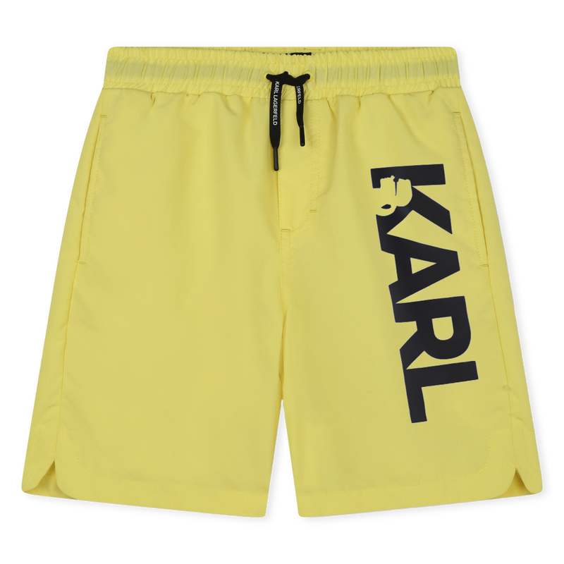 Printed Swim Trunks KARL LAGERFELD KIDS 
                    BOY