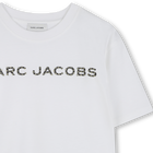Cotton T-shirt with diamant&eacute;s MARC JACOBS 
                    GIRL