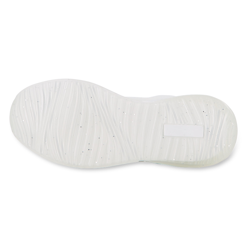 Lace-up sneakers with badge KARL LAGERFELD KIDS 
                        GIRL