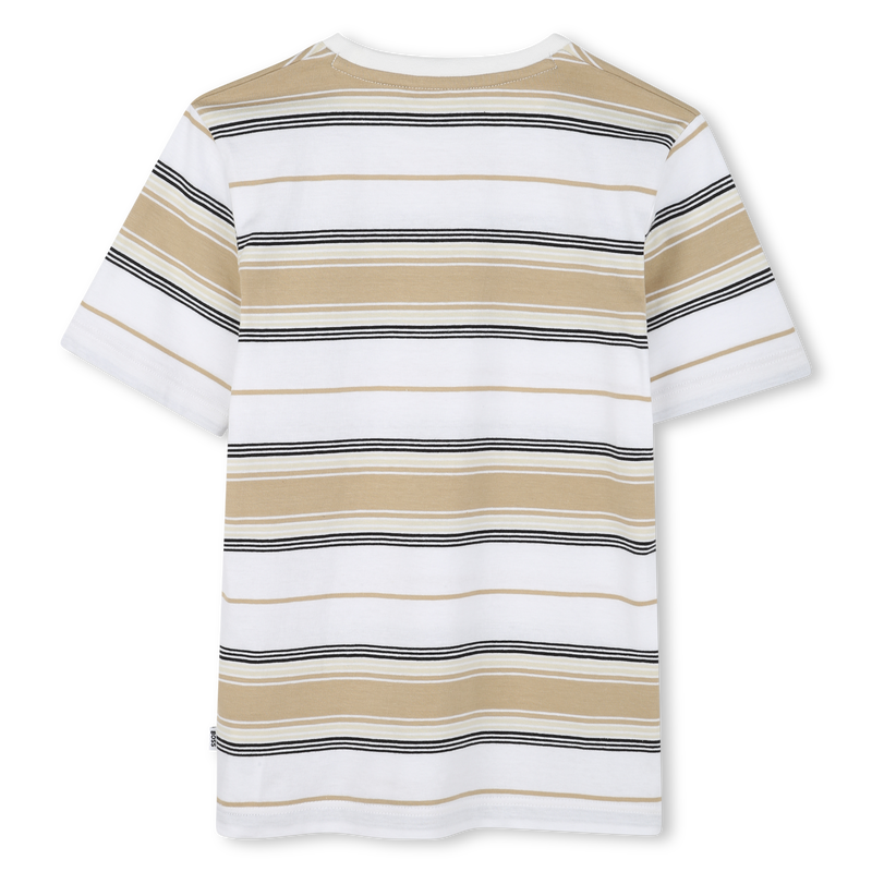 Striped cotton T-shirt BOSS 
                    BOY