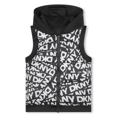 Hooded Puffer Vest DKNY UNISEX