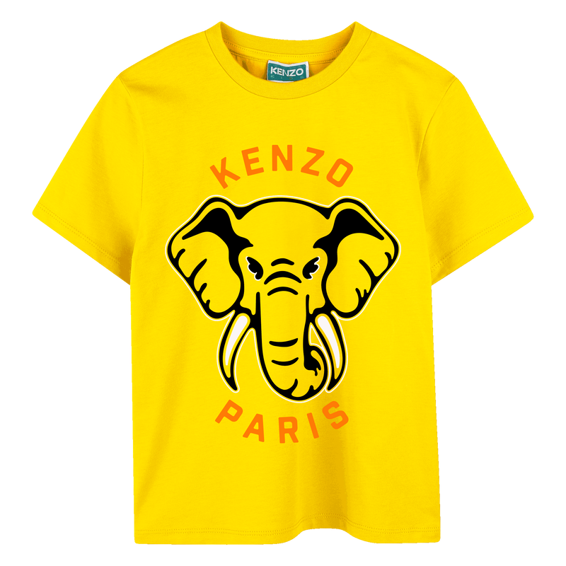 Short-sleeved cotton T-shirt KENZO KIDS 
                        UNISEX