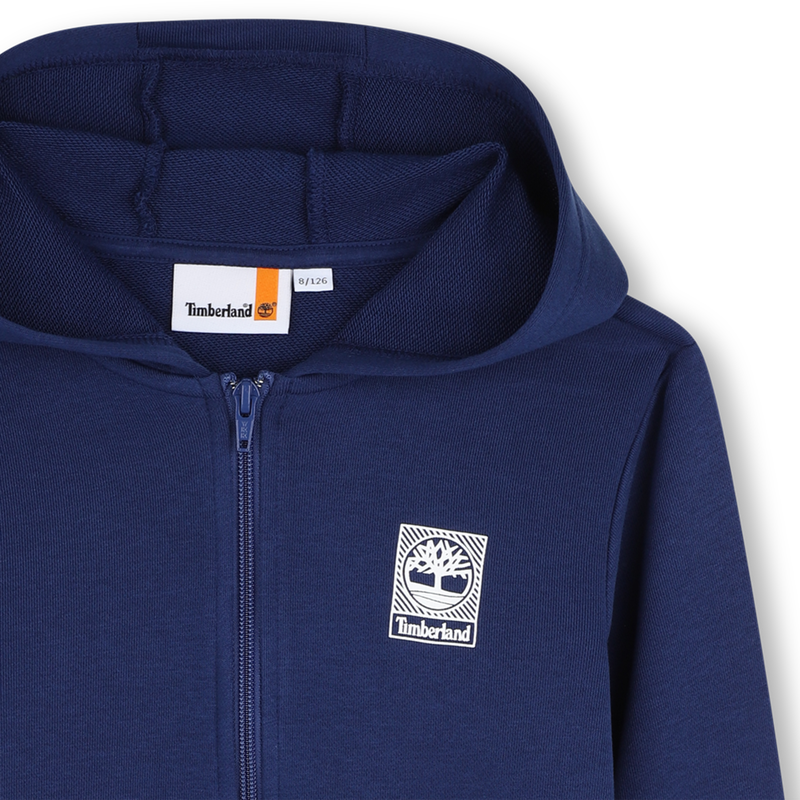 Fleece hooded cardigan TIMBERLAND 
                        BOY