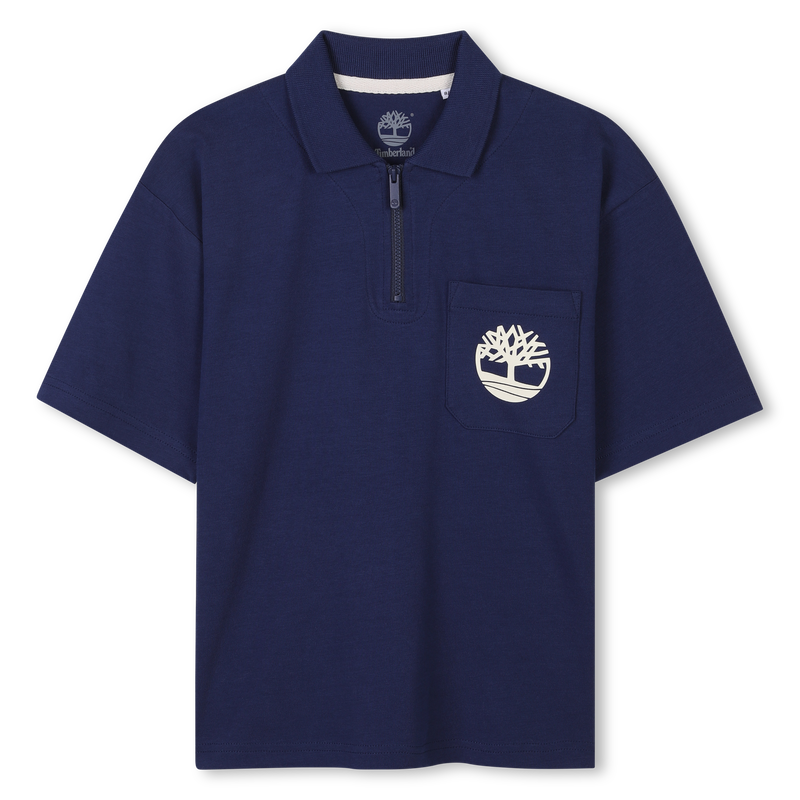 Polo shirt with zip-up collar TIMBERLAND 
                        BOY