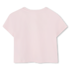 Cropped cotton T-shirt MICHAEL KORS 
                    GIRL