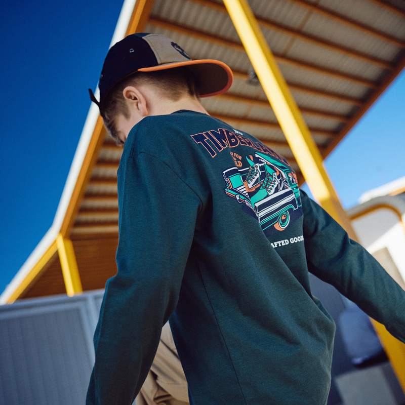 Long-sleeved jersey T-shirt TIMBERLAND 
                    BOY
