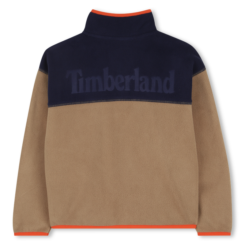 Two-tone fleece cardigan TIMBERLAND 
                        BOY