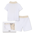 Embossed Cotton Set BOSS 
                    BOY