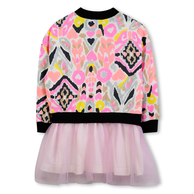 Bi-material dress BILLIEBLUSH 
                        GIRL