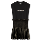 Multi-Material Dress KARL LAGERFELD KIDS 
                    GIRL