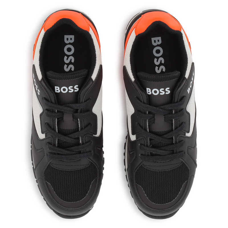 Retro Lace-Up Sneakers BOSS 
                        BOY