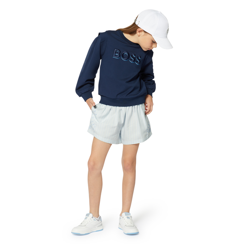 Embroidered Shorts BOSS 
                        GIRL