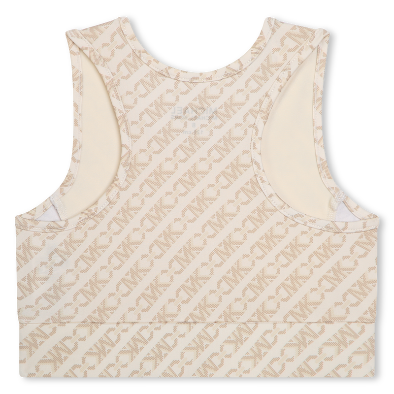 Logo-Print Cropped Cami MICHAEL KORS 
                    GIRL