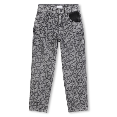 Jacquard denim trousers MARC JACOBS BOY