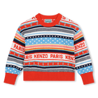 Jacquard Knit Sweater KENZO KIDS 
                    GIRL