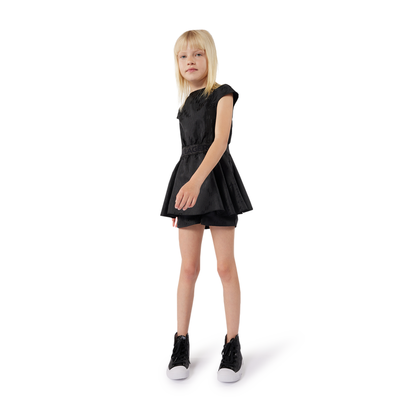 Logo Print Romper KARL LAGERFELD KIDS 
                    GIRL