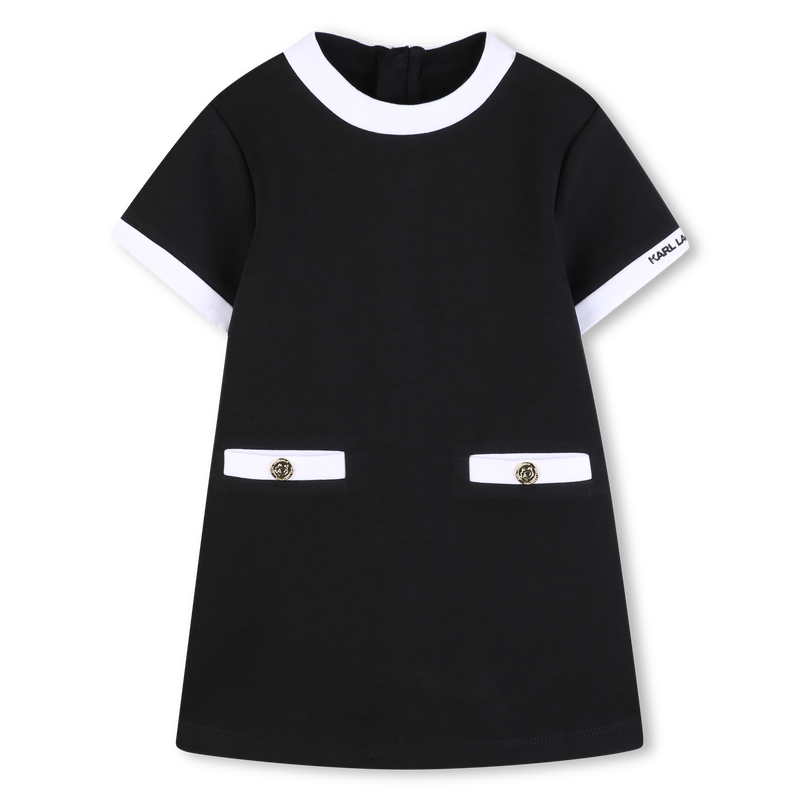 Short-Sleeved Dress KARL LAGERFELD KIDS 
                        GIRL