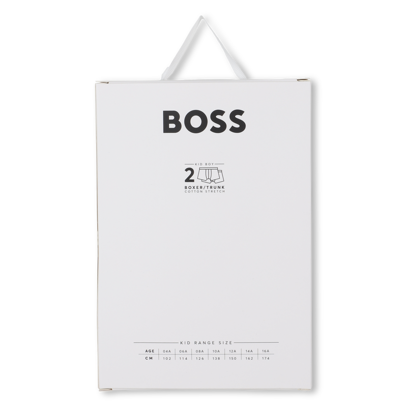 Pack of 2 jersey boxer briefs BOSS 
                    BOY