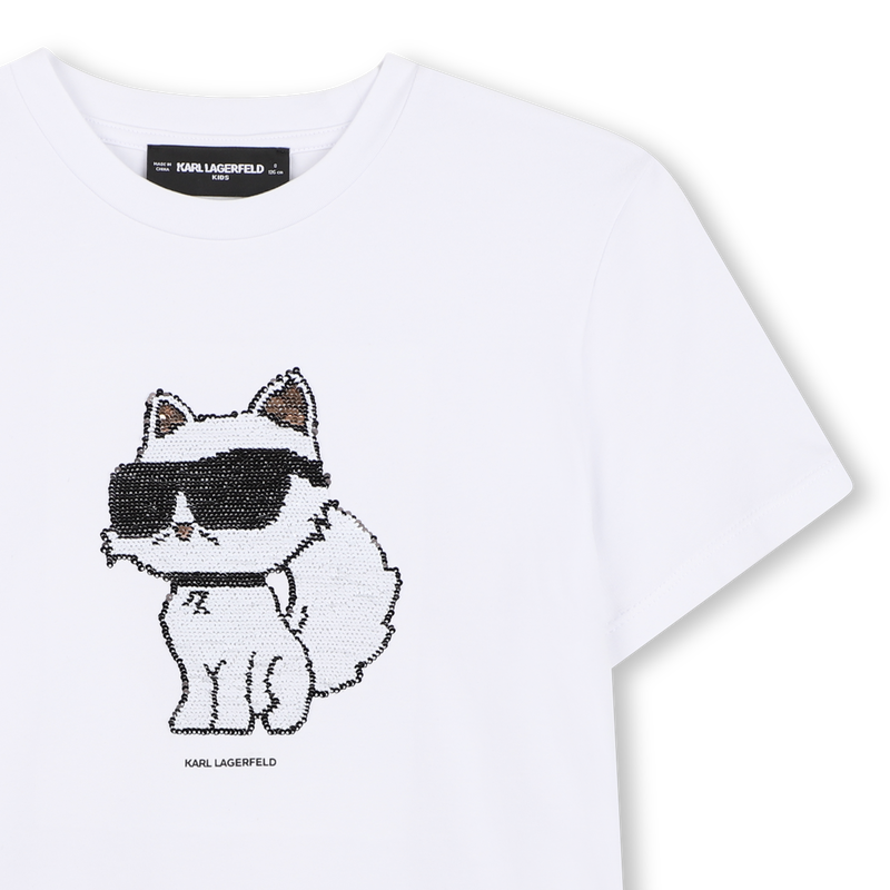 Short-Sleeved T-Shirt KARL LAGERFELD KIDS 
                        GIRL